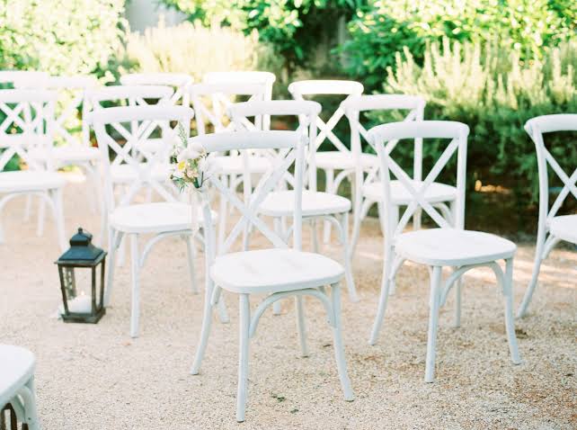 White Crossback Chairs