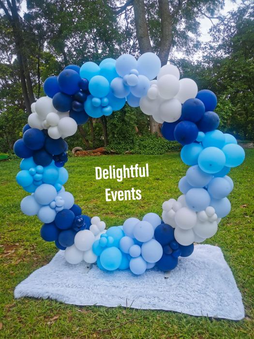 Ring Balloon Backdrop