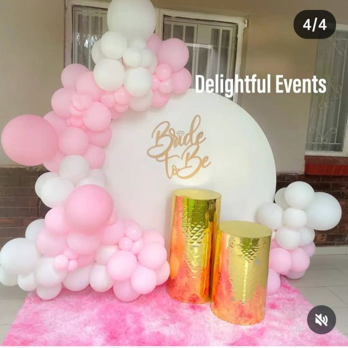 Round Balloon Backdrop 1.5m