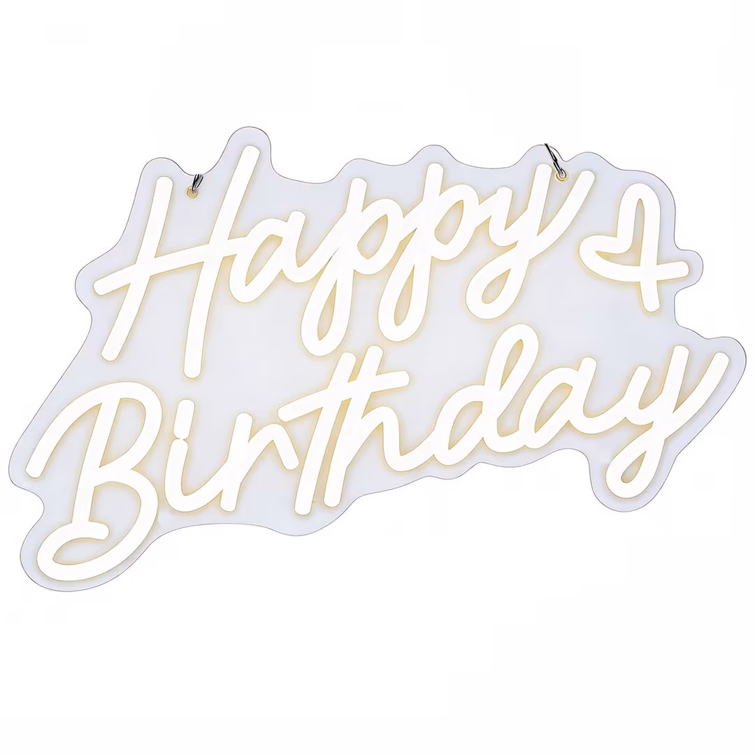 Custom Happy Birthday Neon Sign